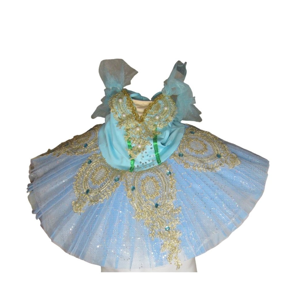 Ballet Platter Tutu LED Light Professional Dance Outfit Girls Size 130 Large - Picture 4 of 12